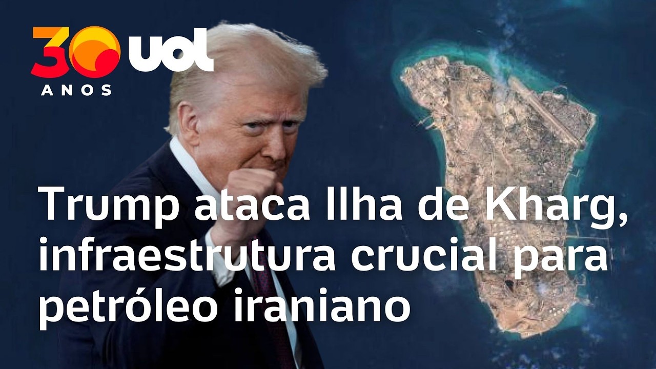 EUA bombardeiam Ilha de Kharg e Trump ameaça infraestrutura de petróleo do Irã