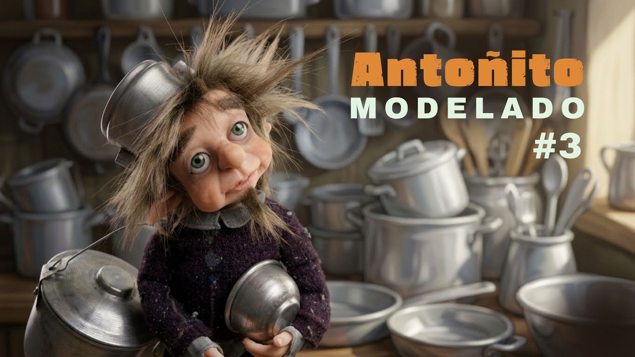 Cómo pegar el pelo de un muñeco / Modelado y técnicas mixtas / DIY duende / Porcelana fría.