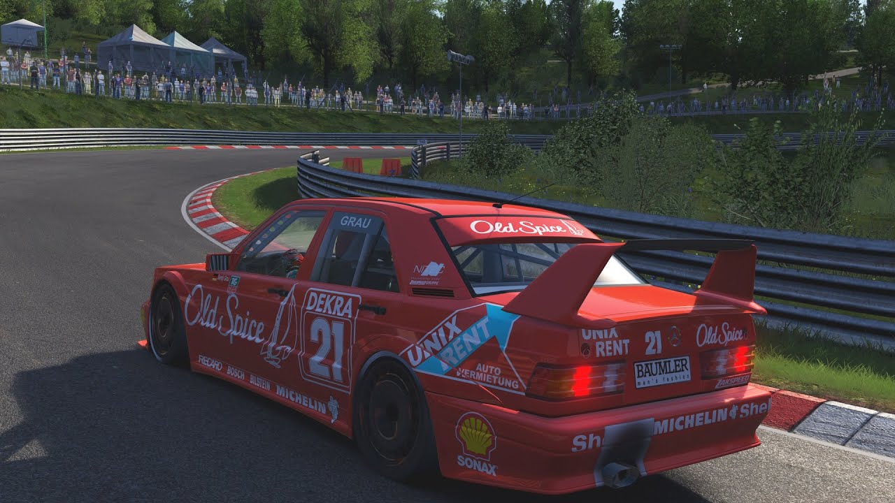 Mercedes-Benz 190E EVO II - Nordschleife Tourist World Record 6:51:403 - Assetto Corsa