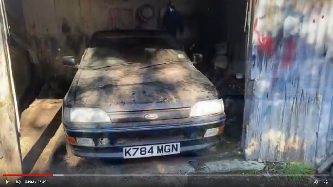Настоящая находка из сарая: Ford Escort RS 2000, но у него есть проблема!!!