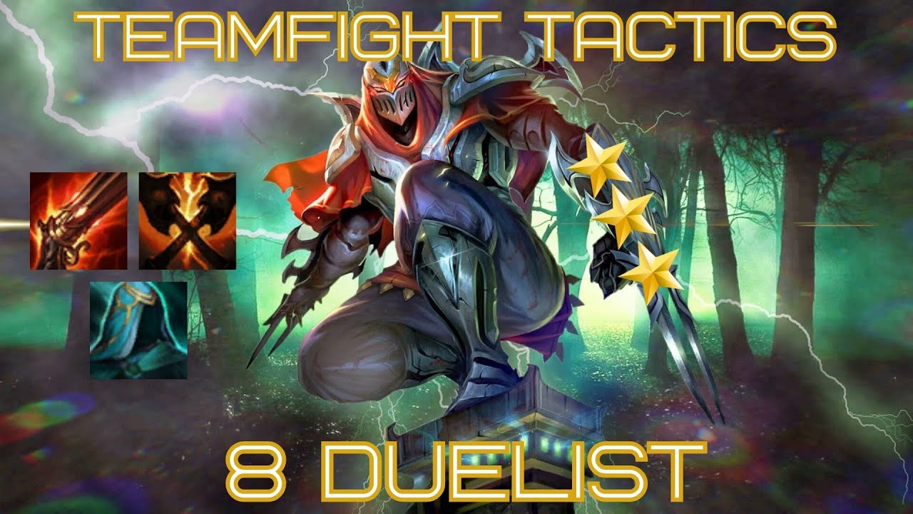 TFT LOL Zed ⭐⭐⭐ 8 DUELIST