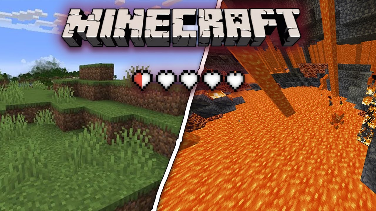Minecraft Hardcore but We SHARE 1 Health Bar… (One Mistake = Everyone Dies)