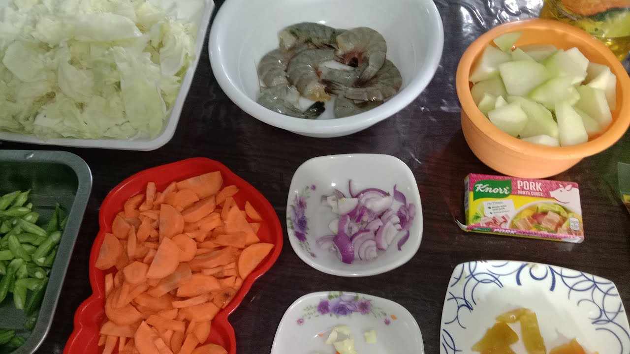 Recipe Ng Chopsuey With Suahe or Prawns! #gulay #cooking #meal #carrot #food #ulam #diet |Pherl TV