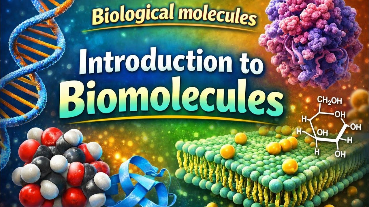 Biological molecules || class 11 biology introduction to biochemistry || Sindh board 