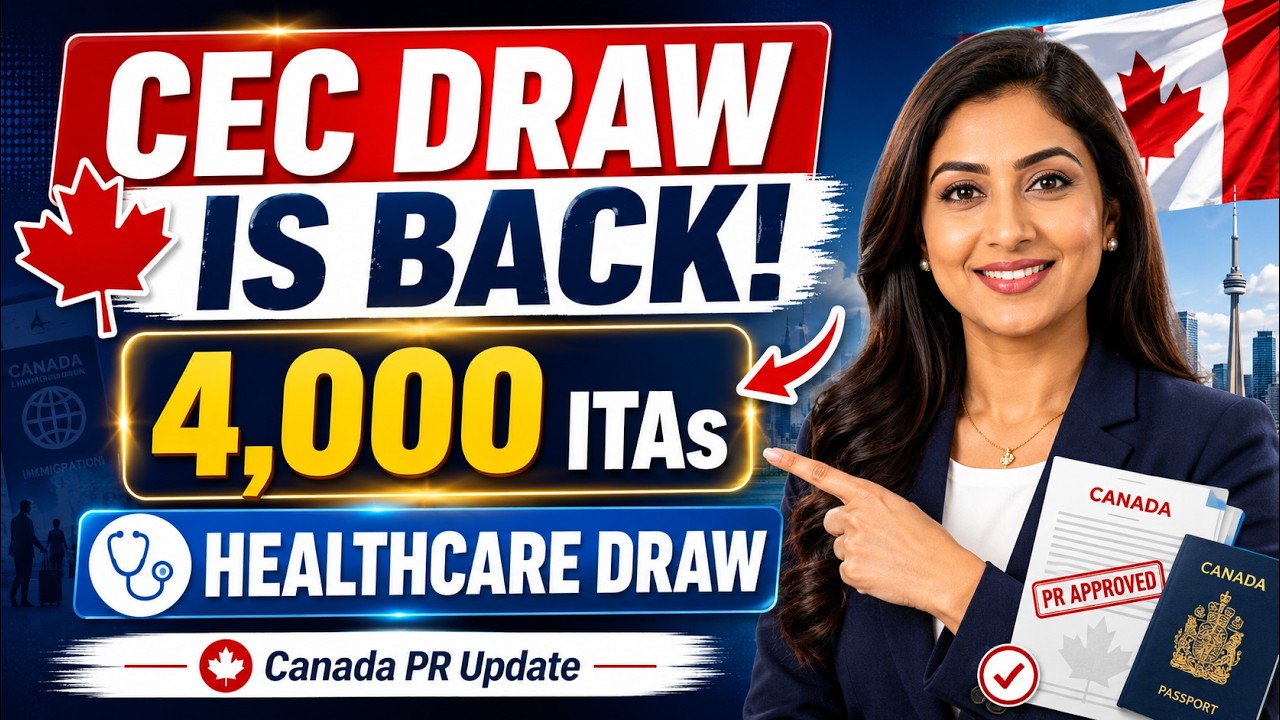 সুখবর! CEC Draw ফিরল! Healthcare Draw-তে ৪০০০ ITA | Canada PR Update