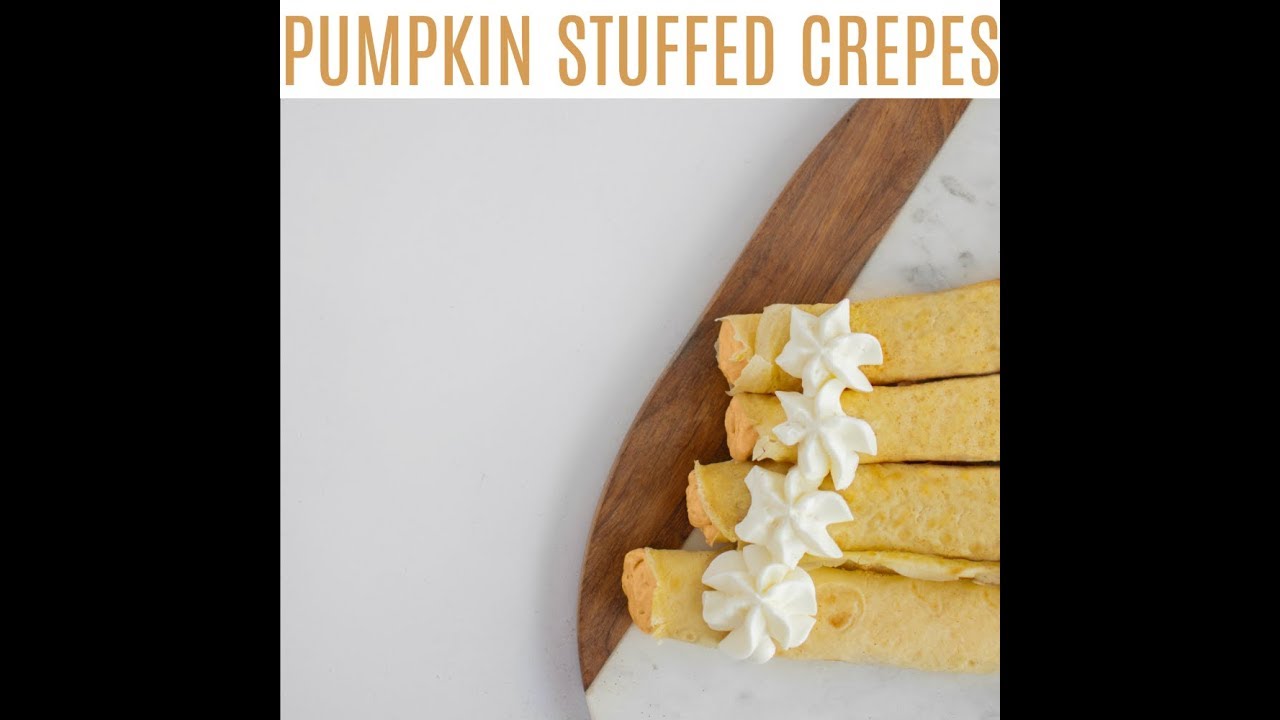 Pumpkin Stuffed Crepes