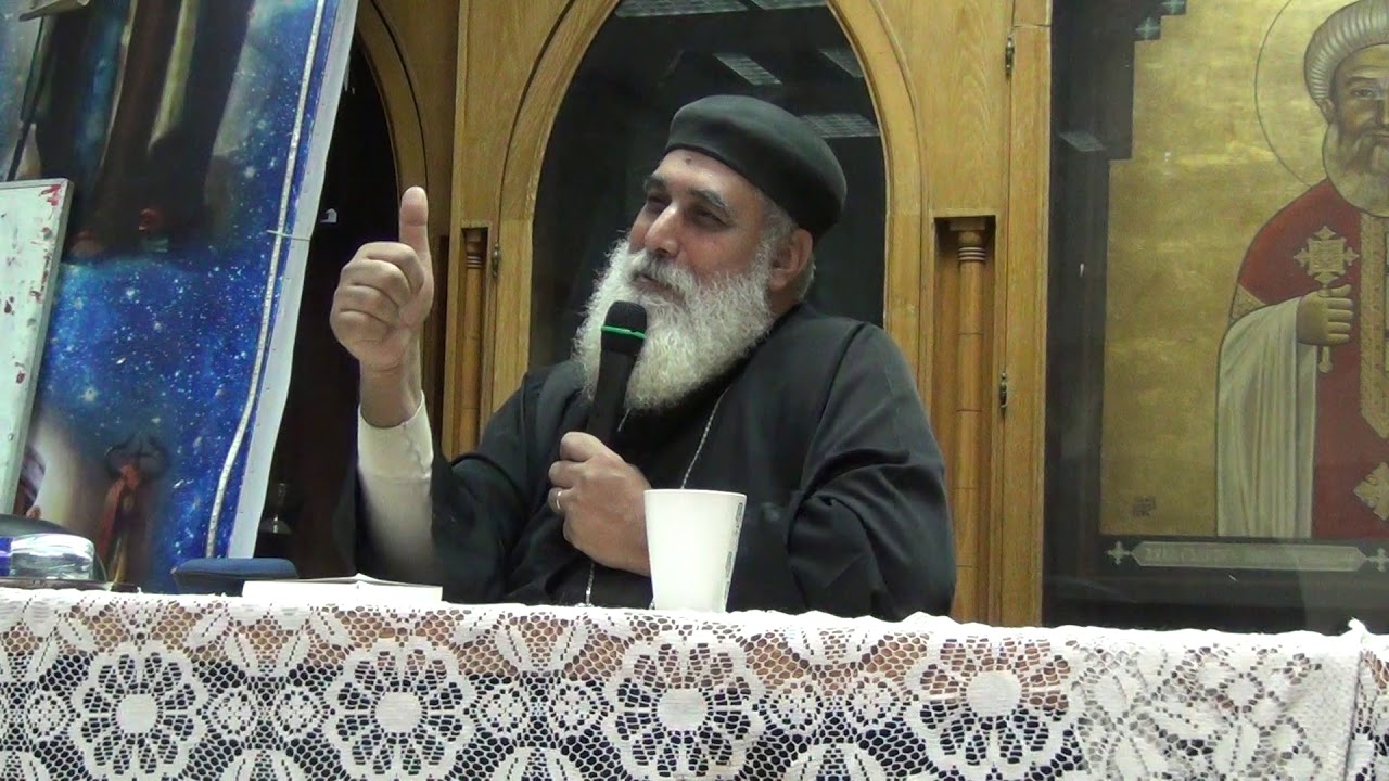 الاسبوع السابع المحاضرة الاولى (ابونا يوسف الحومى) ( اسبوع الالام ) - الترم الثانى 18/17