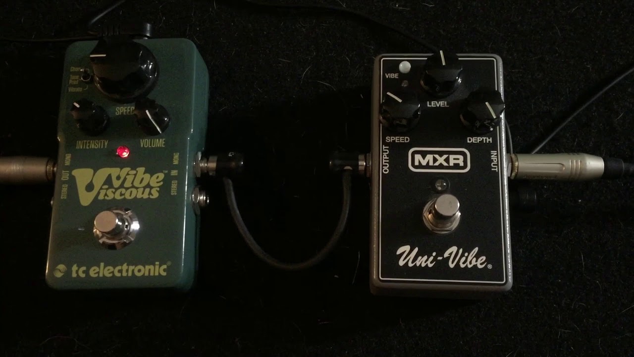 MXR UNIVIBE VS. TC ELECTRONIC VISCOUS VIBE Pedal Shootout/Dual Review
