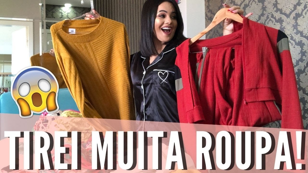 DESAPEGANDO DAS MINHAS ROUPAS! | Thamara Geysa