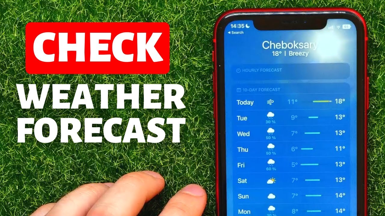 How To Check Weather Forecast on iPhone