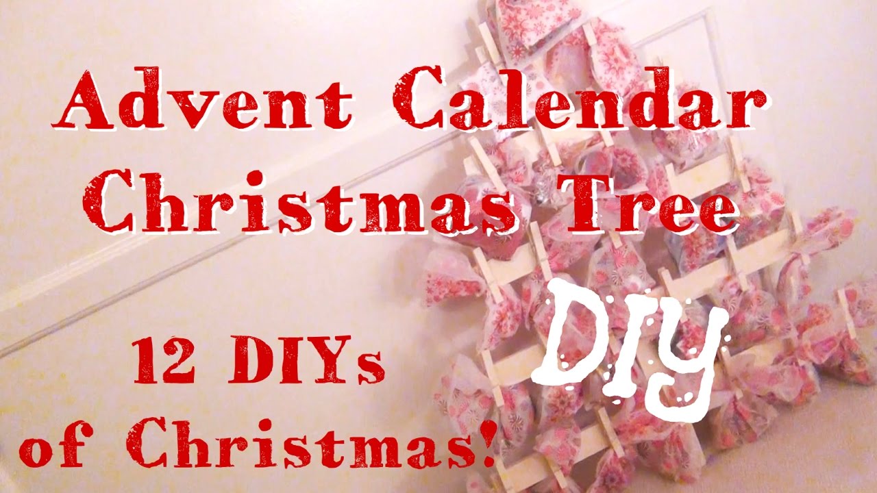 Advent Calendar Tree DIY ♥ 12 DIYs of Christmas