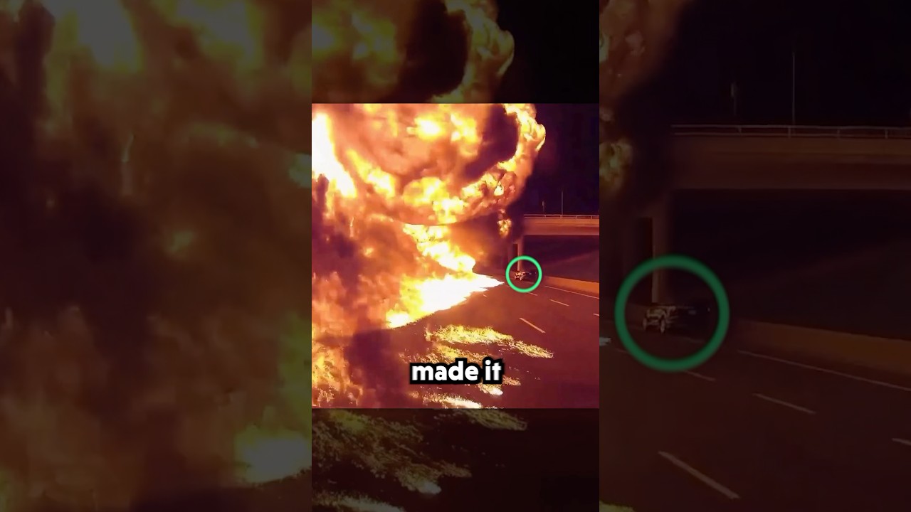 Fuel Tanker EXPLODES Right in Front of Them!