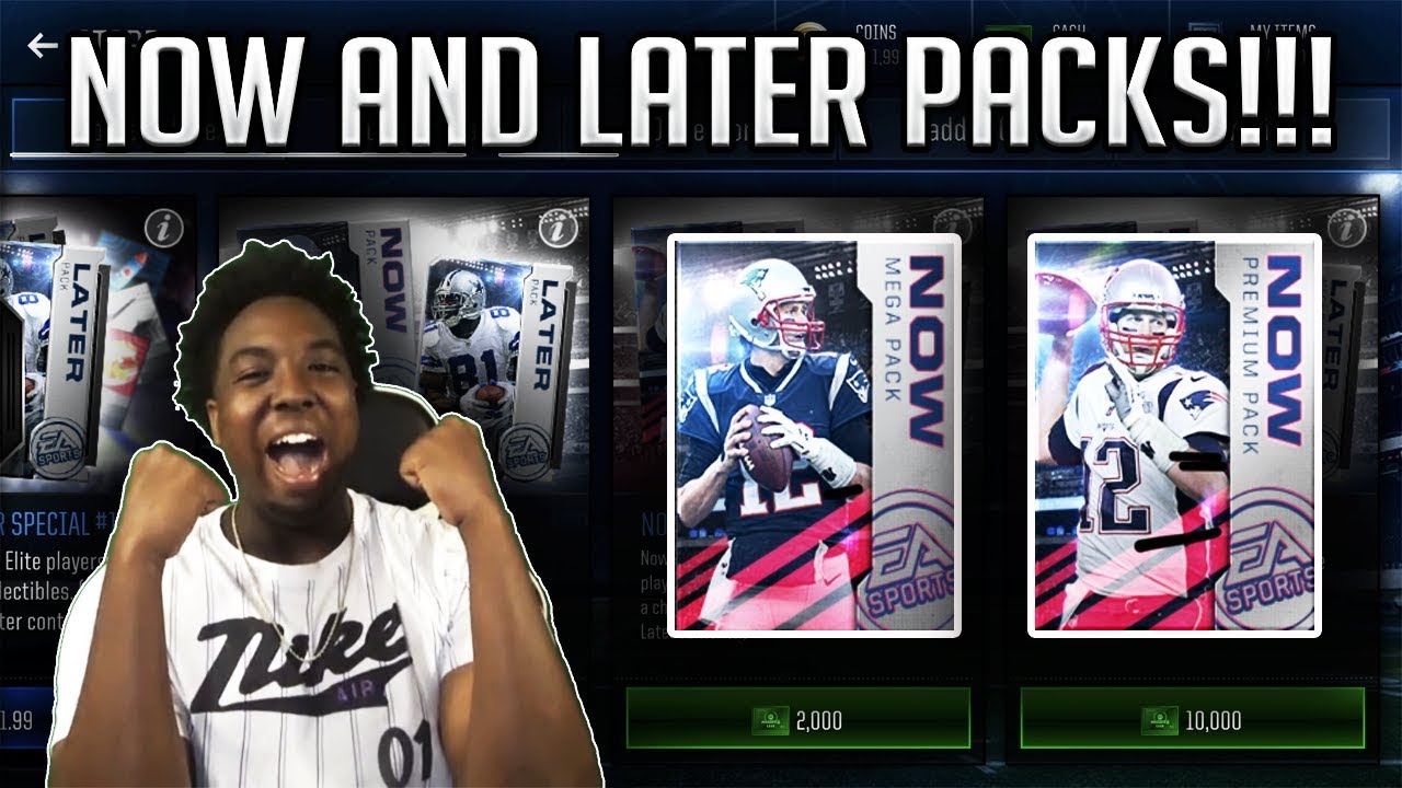 MASSIVE MADDEN MOBILE 18 NOW/LATER PACK OPENING!!! TONS OF 100+ OVR  PULLS!!!