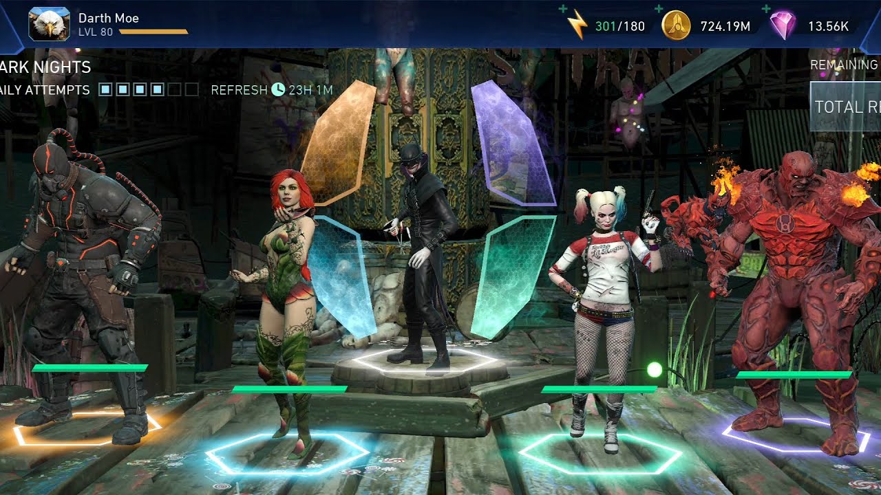Dark Nights Heroic 7 Tier 5 Clear (27.8.25) - Injustice 2 Mobile (Free to play)