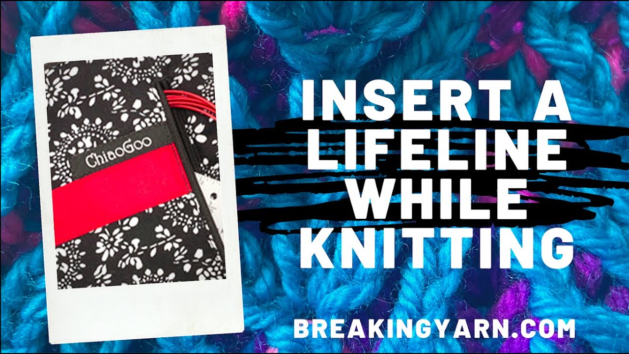 Используйте сменные спицы ChiaoGoo Red Lace для подстраховки во время вязания | BreakingYarn.com