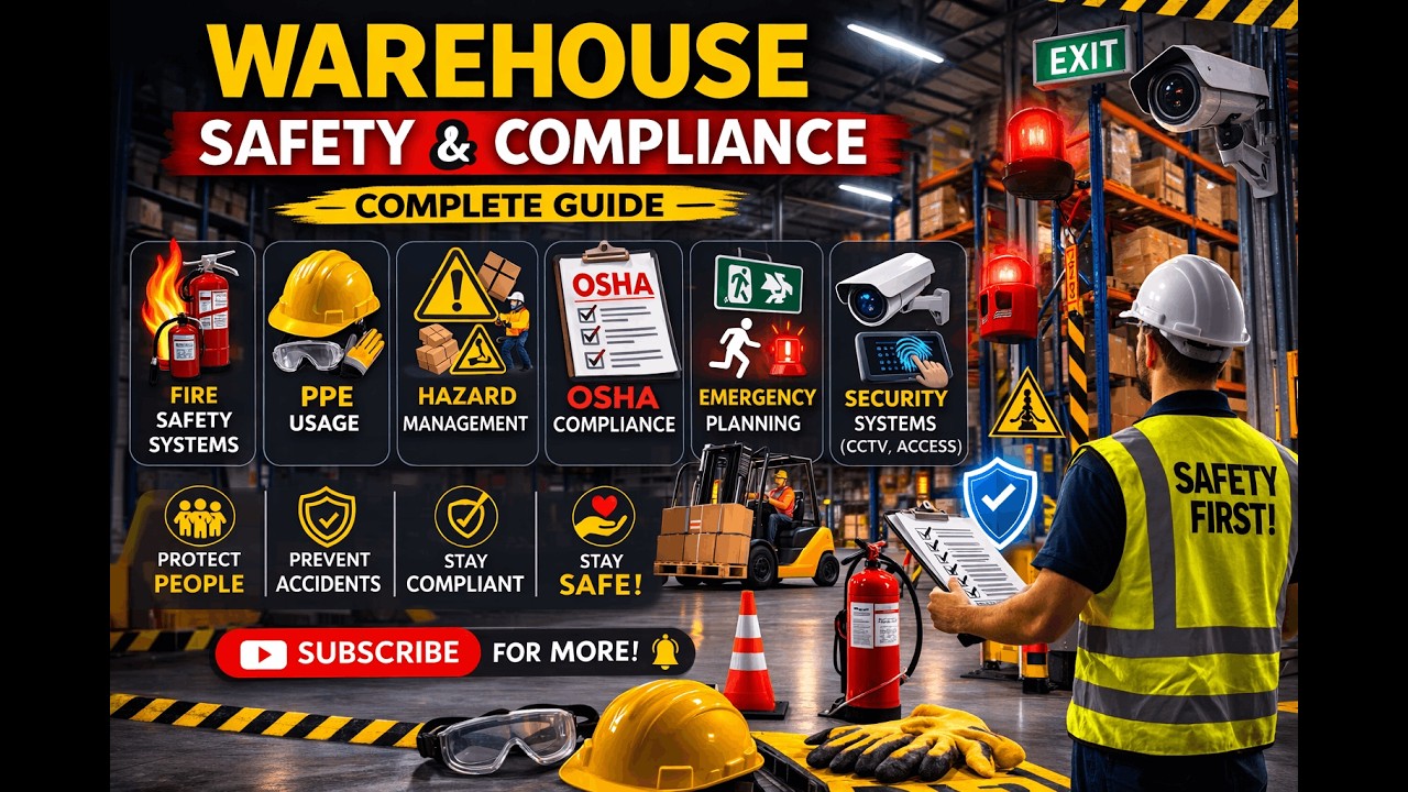 Warehouse Safety Rules | Fire Hazard & Emergency Planning | वेयरहाउस सेफ्टी रूल्स