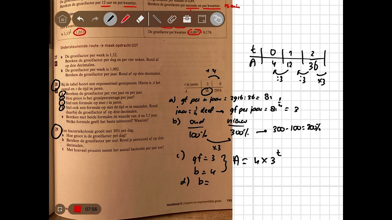 4 Havo - wiskunde A 5.4 Andere tijdseenheden