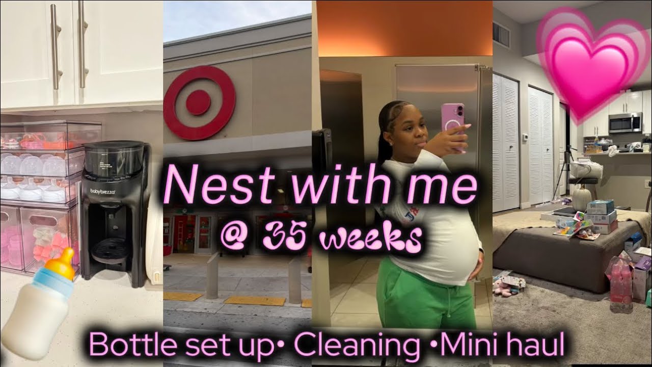 NEST WITH ME | preparing for baby girl arrival 💗