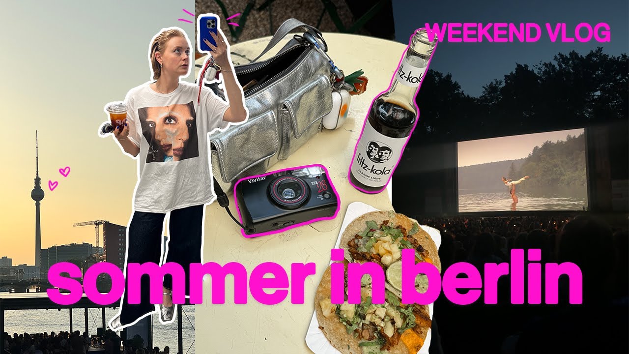 sommer vlog in berlin 🍋 analogfotos, freiluftkino, wohnung aufräumen
