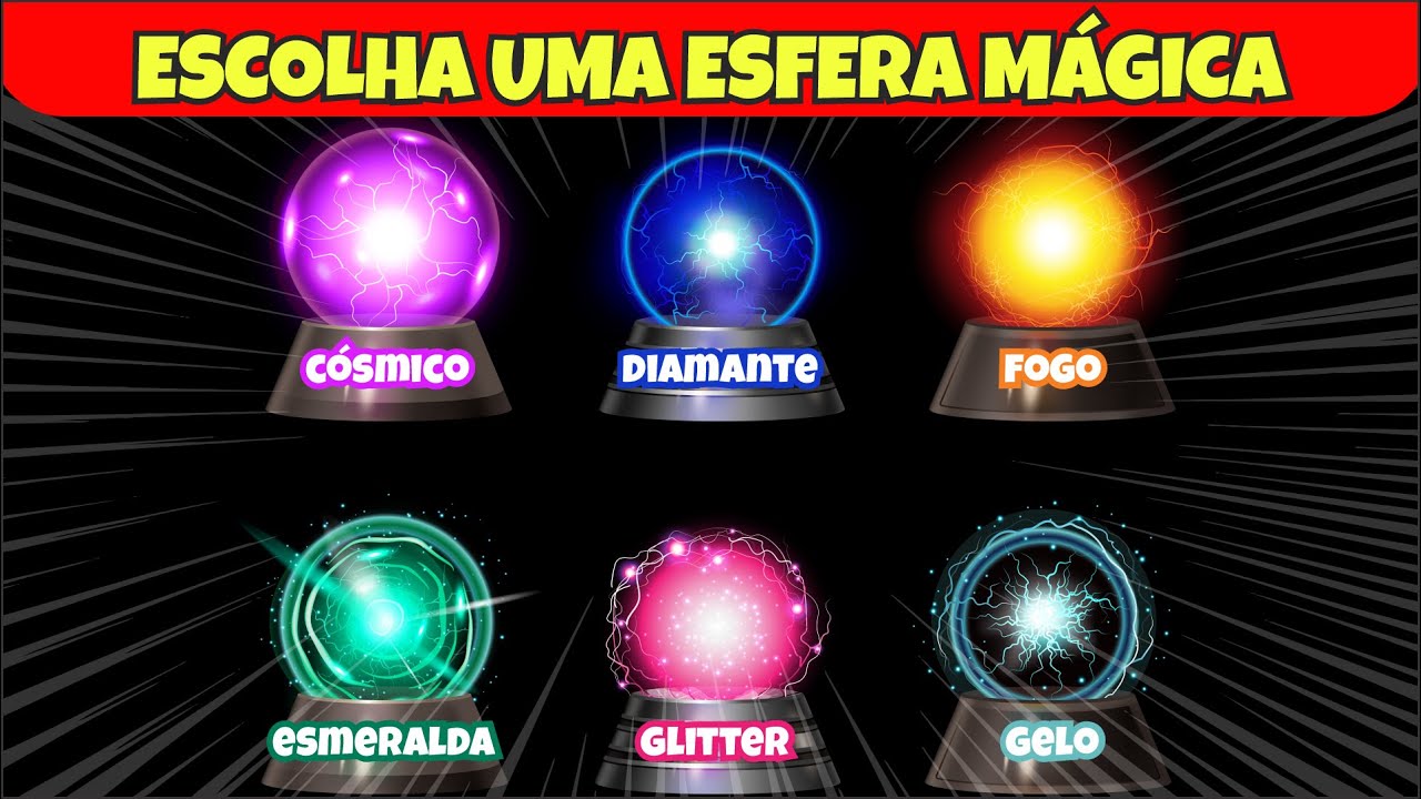✅Escolha um GLOBO 🪐Cósmico💎Diamante🔥Fogo🟢Esmeralda✨Glitter e🧊Gelo E VEJA A SURPRESA🤩#quiz #focaquiz