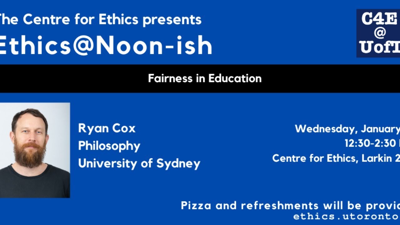 Ryan Cox, Fairness in Education