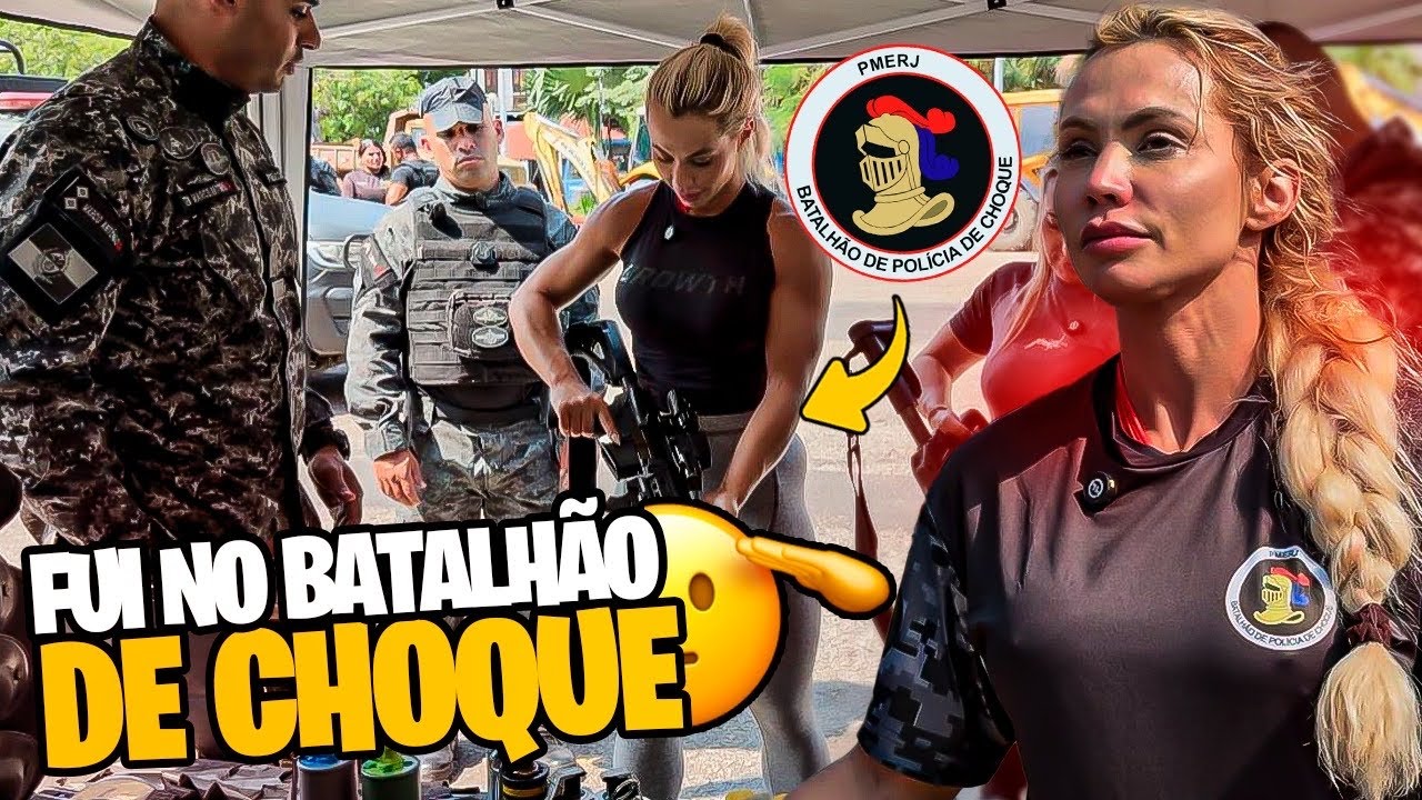 VISITEI O BATALHÃO DE CHOQUE DA POLÍCIA MILITAR 