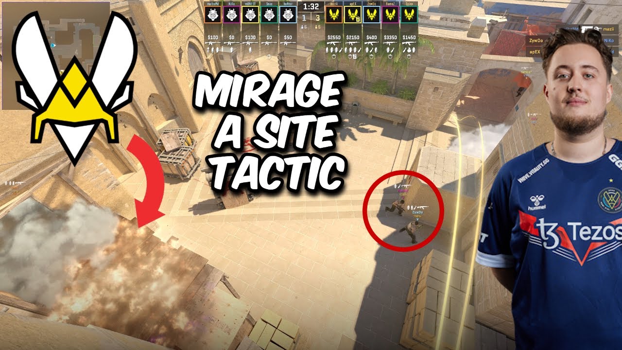 Vitality Mirage A EXECUTE vs G2 Esports | CS2 Strategy Breakdown