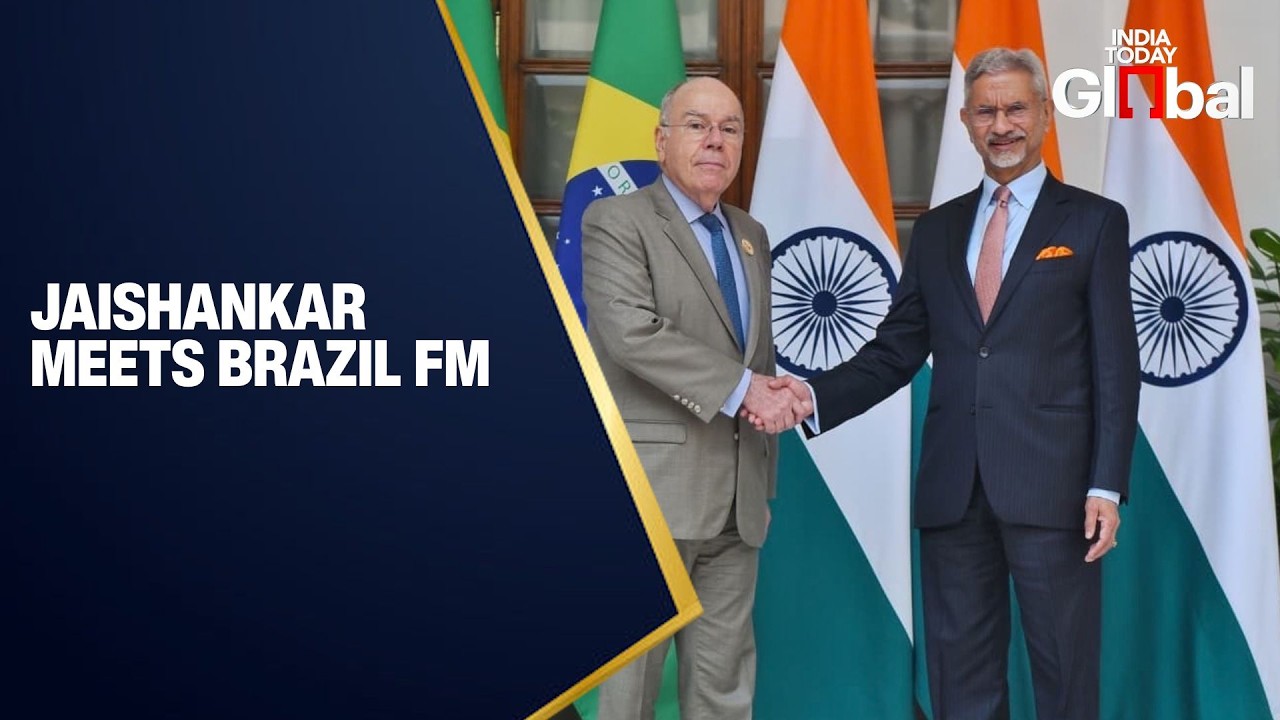 LIVE: Jaishankar Meets Brazil FM Mauro Vieira At Hyderabad House