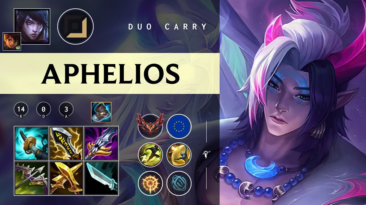Aphelios ADC vs Ryze - EUW Grandmaster Patch 26.01