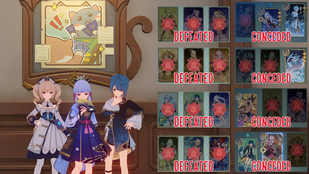 Ayaka, Xingqiu, Barbara TCG freeze deck - Deck breakdown, tips & gameplay