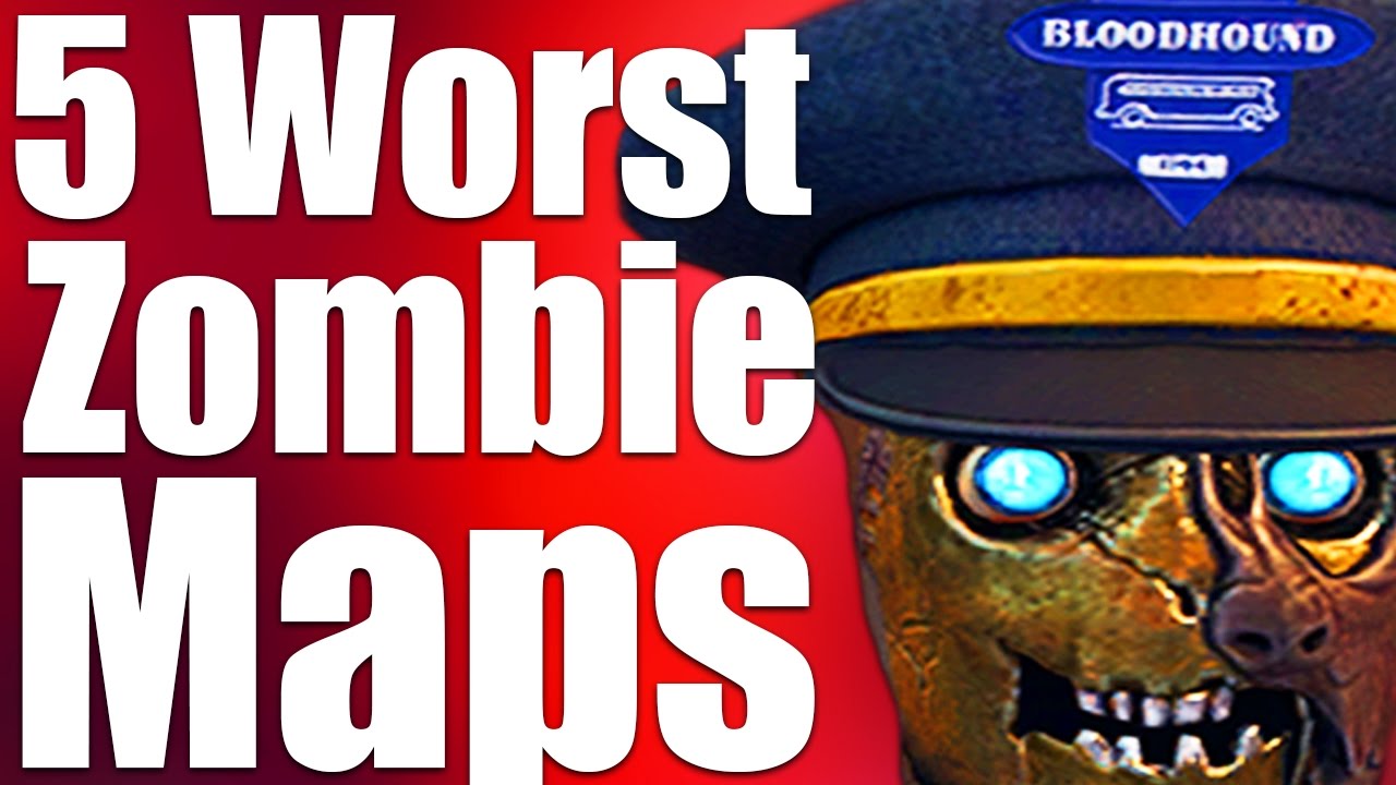 TOP 5 WORST ZOMBIES MAPS EVER (Black Ops 3 Zombies, Bo2, Bo1 & WaW)