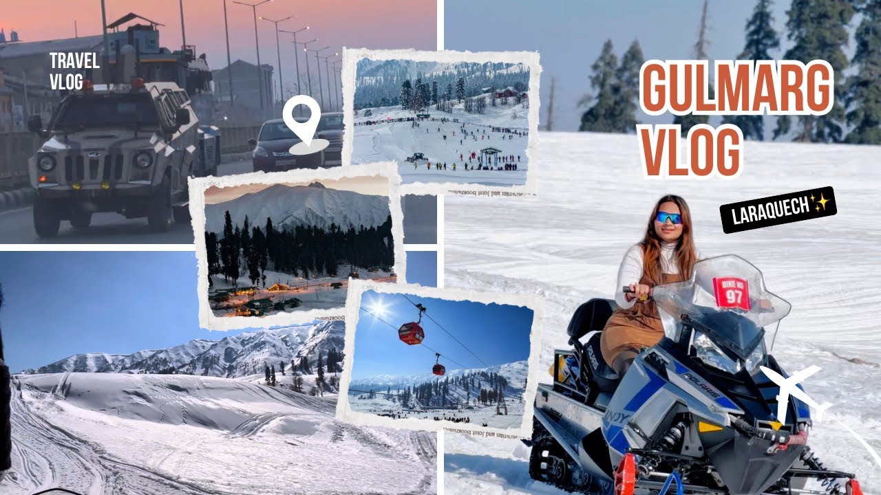 Gulmarg & Srinagar Diaries ✨  Welcome back to my Kashmir travel series – Part 3! 🏔️❄️ 