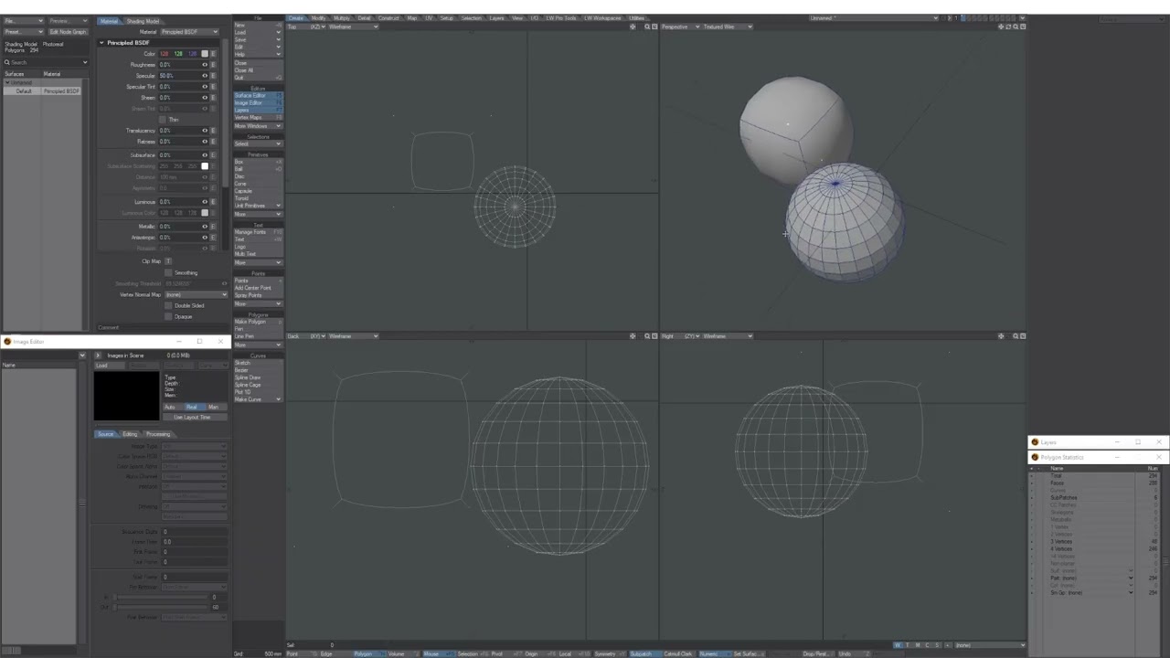Lightwave 3D Modeler Basic SetUp