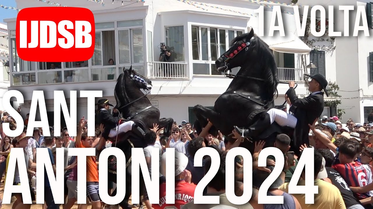 Primera volta Jaleo 🟡 Dia de Sant Antoni 2024 ☀️ Fornells 🐴 Festes de Menorca
