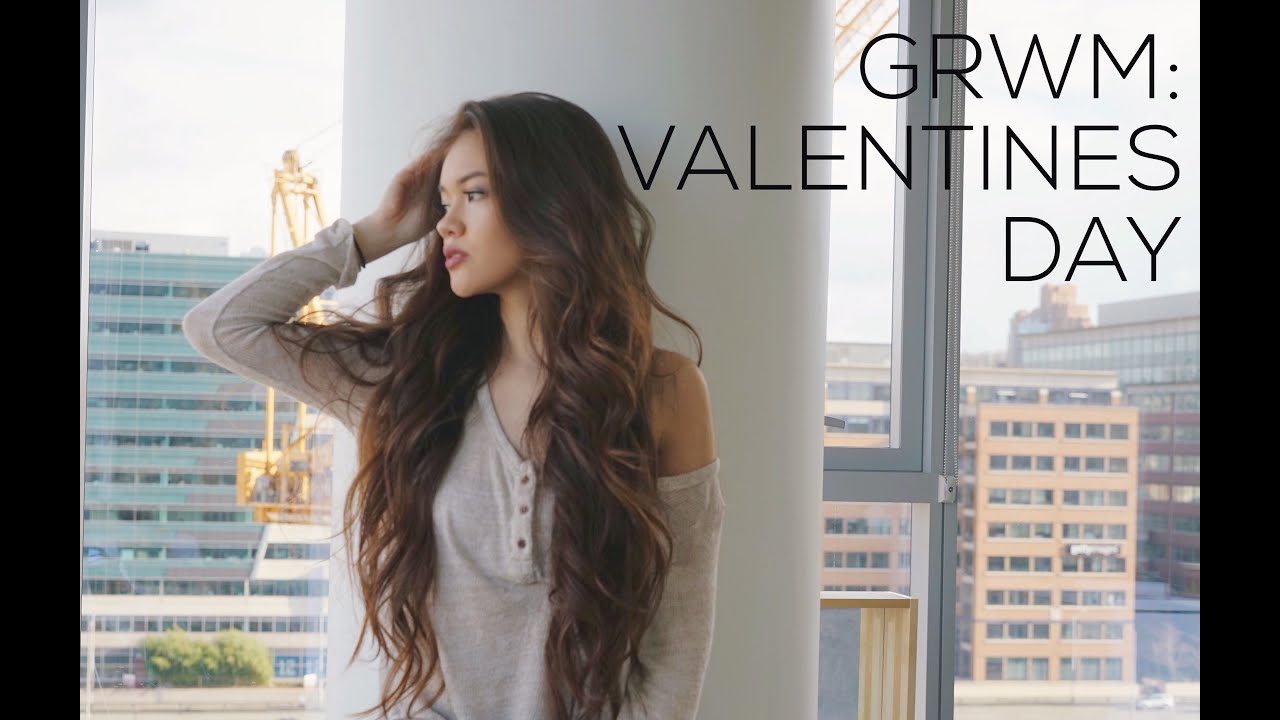 GRWM: Valentines Day Makeup, Hair, and Outfit Ideas