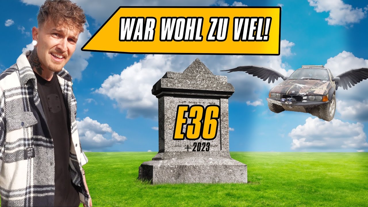 Mein BMW E36 ist im Kampf gefallen
