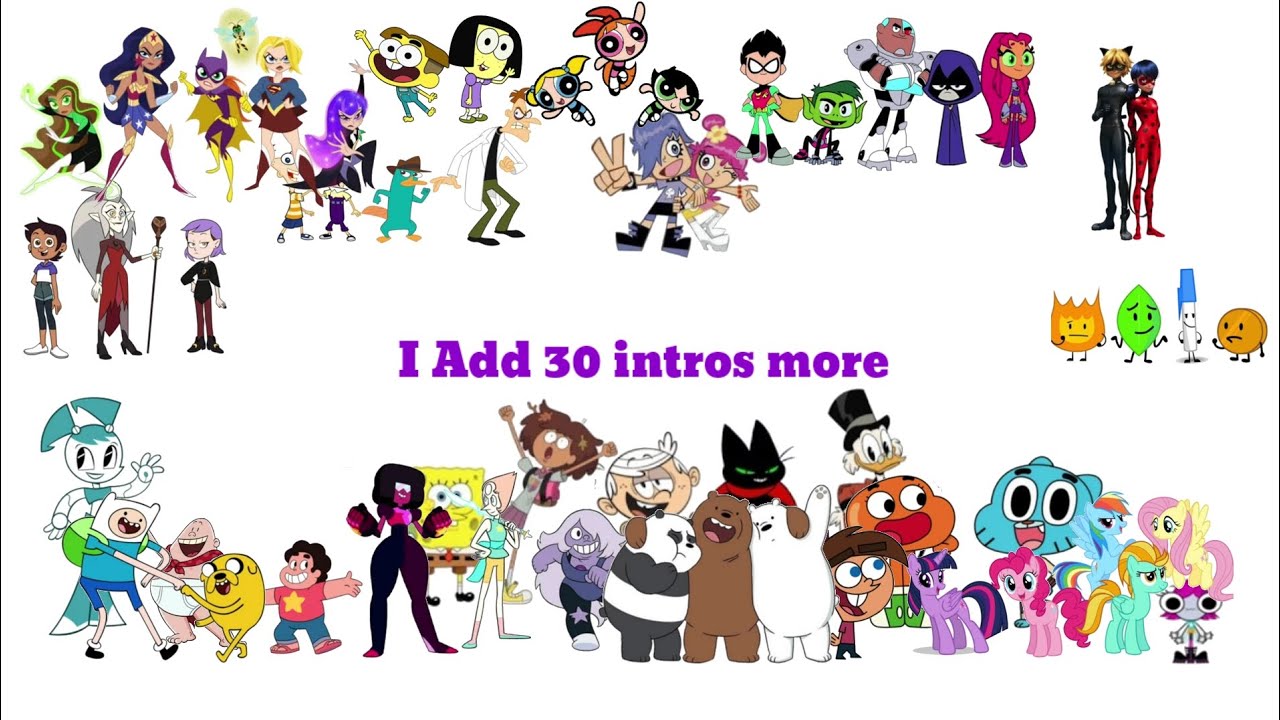 Now it's 417 Cartoon intros played at once [READ DESCRIPTION].