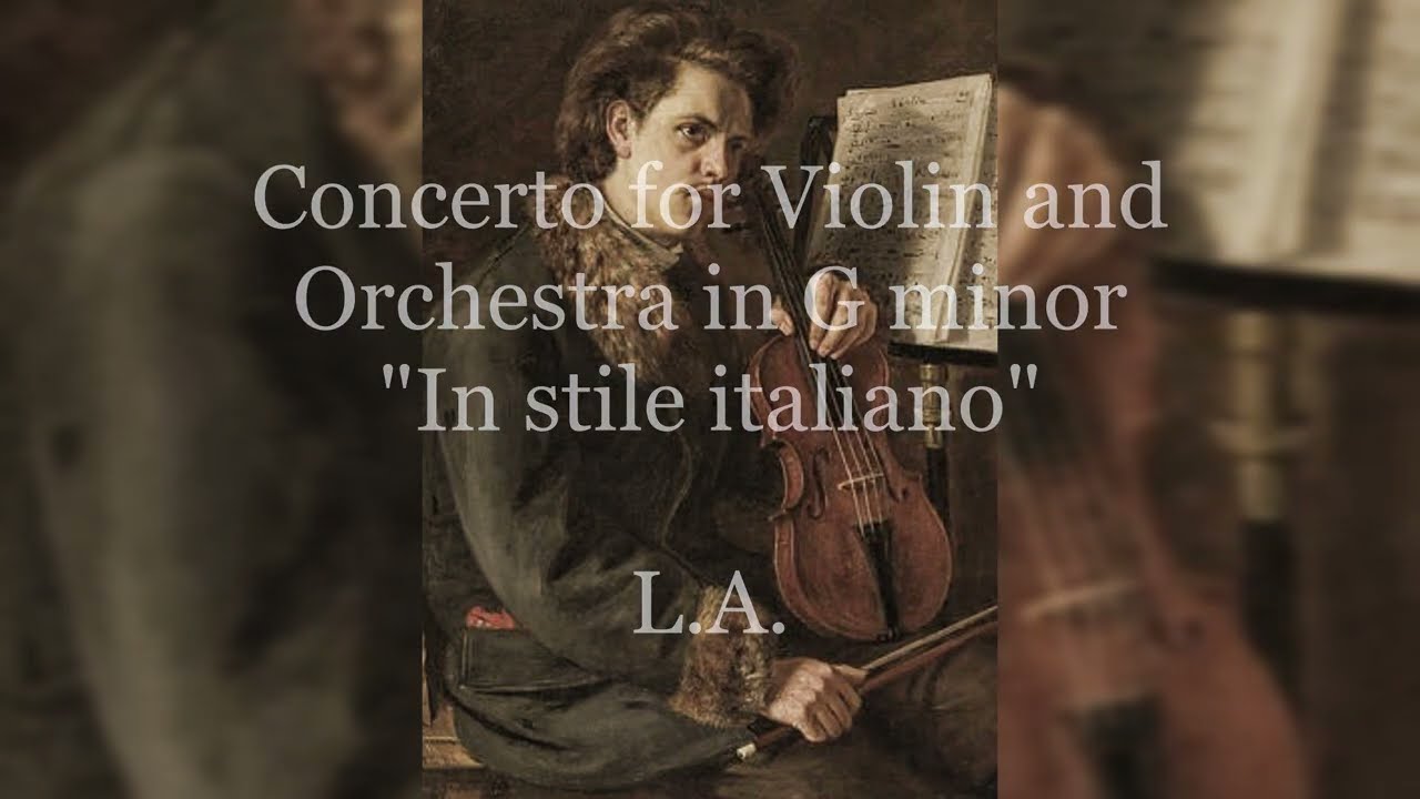 Concerto for Violin and Orchestra in G minor 