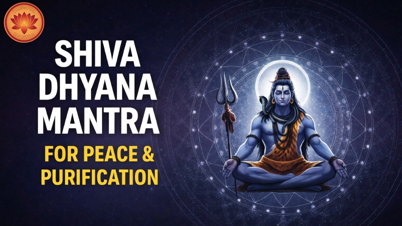 Shiva Dhyana Mantram help Enhance Focus and Clarity, Spritual Groth and Mental Awareness