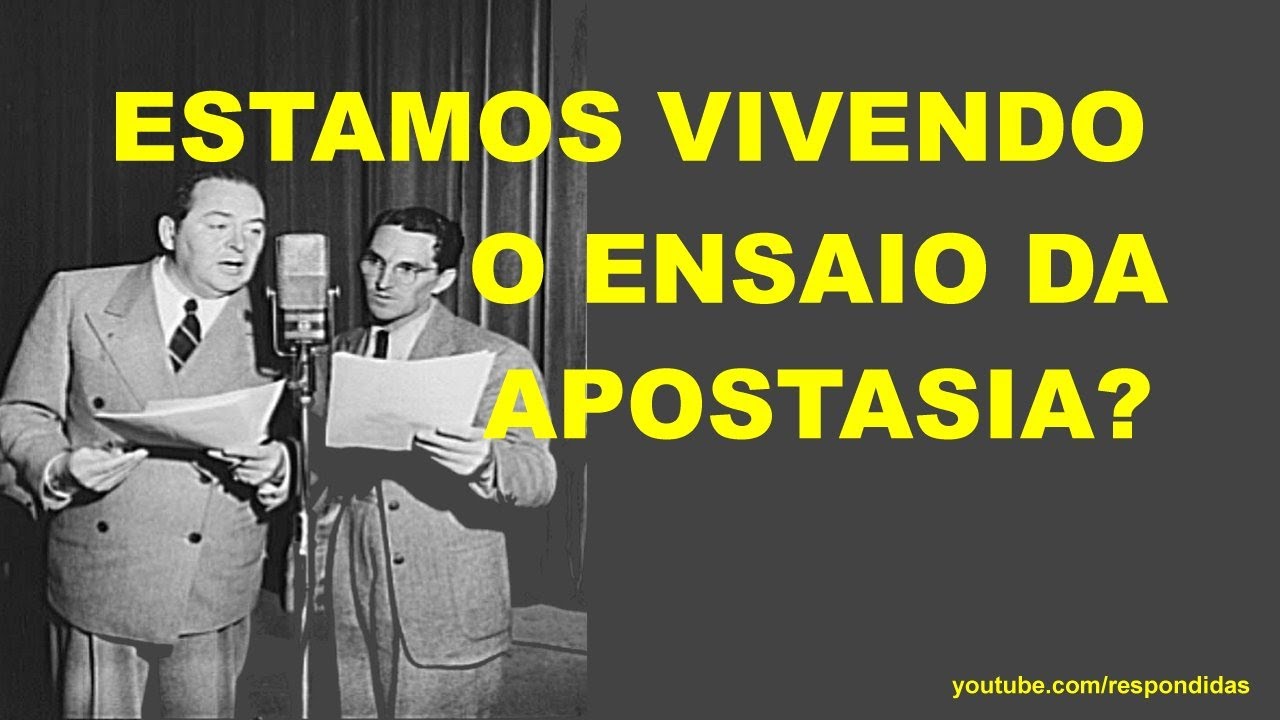 #2822 Estamos vivendo o ensaio da apostasia? Mario Persona