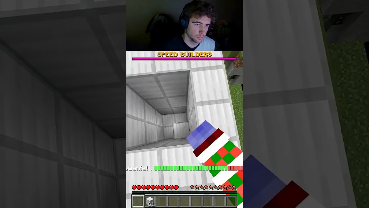 Speedbuilders | lot of iron on #twitch #tripleranger69 #minecraft #gaming #speedrun #tutorial #build