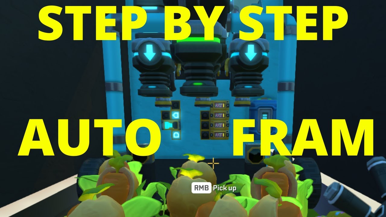 Scrap Mechanic  HOW TO AUTO FARM fully automatic farming tutorial harvesting planting and watering