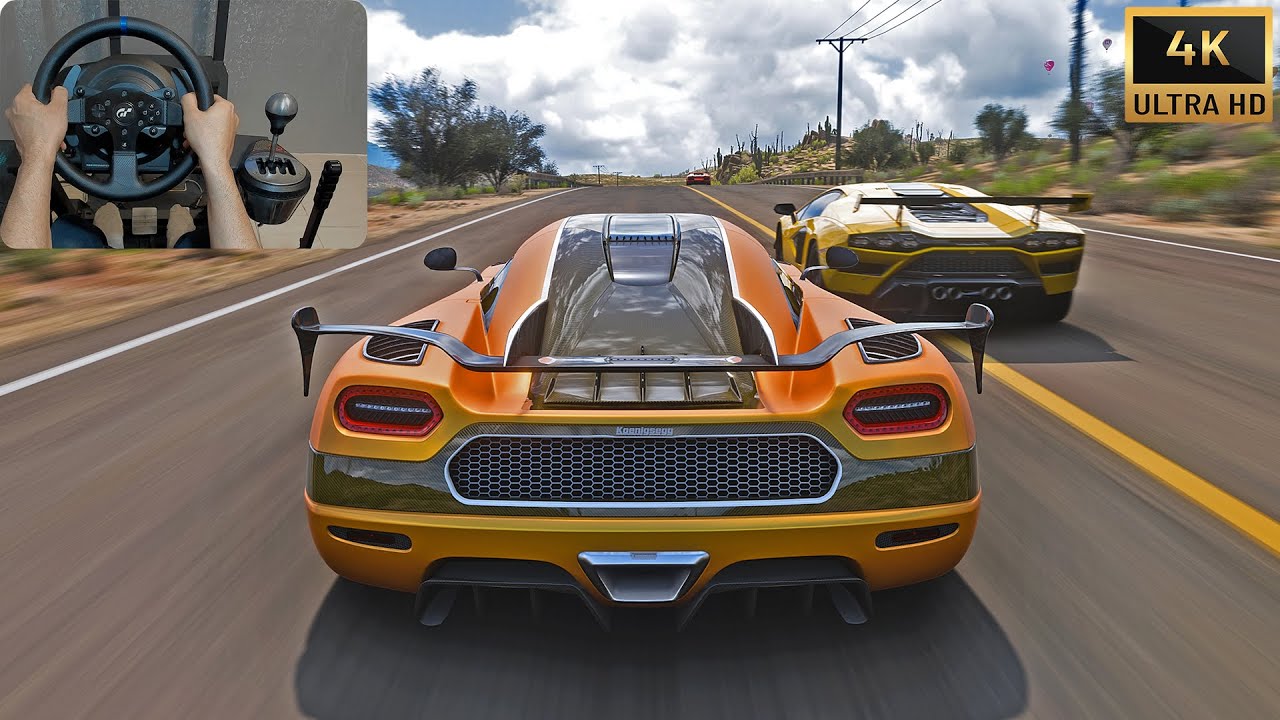 Koenigsegg Agera RS Goliath Race Unbeatable - Forza Horizon 5 [Thrustmaster T300]