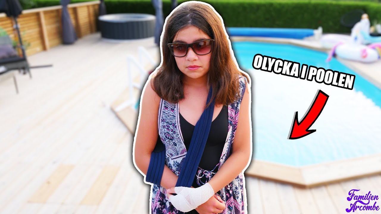 BELLA SKADA SIG I POOLEN & FICK ÅKA TILL AKUTEN | VLOGG