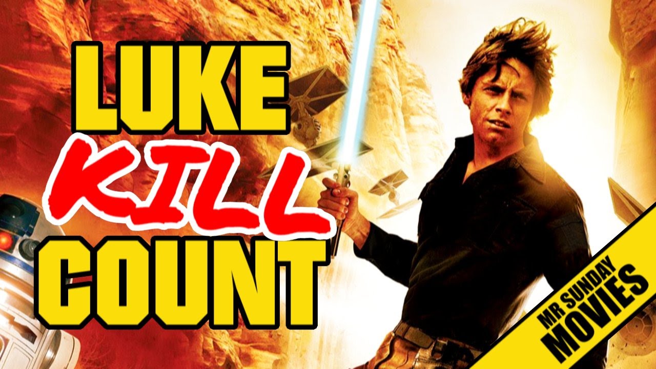 LUKE SKYWALKER Movie Kill Count Supercut