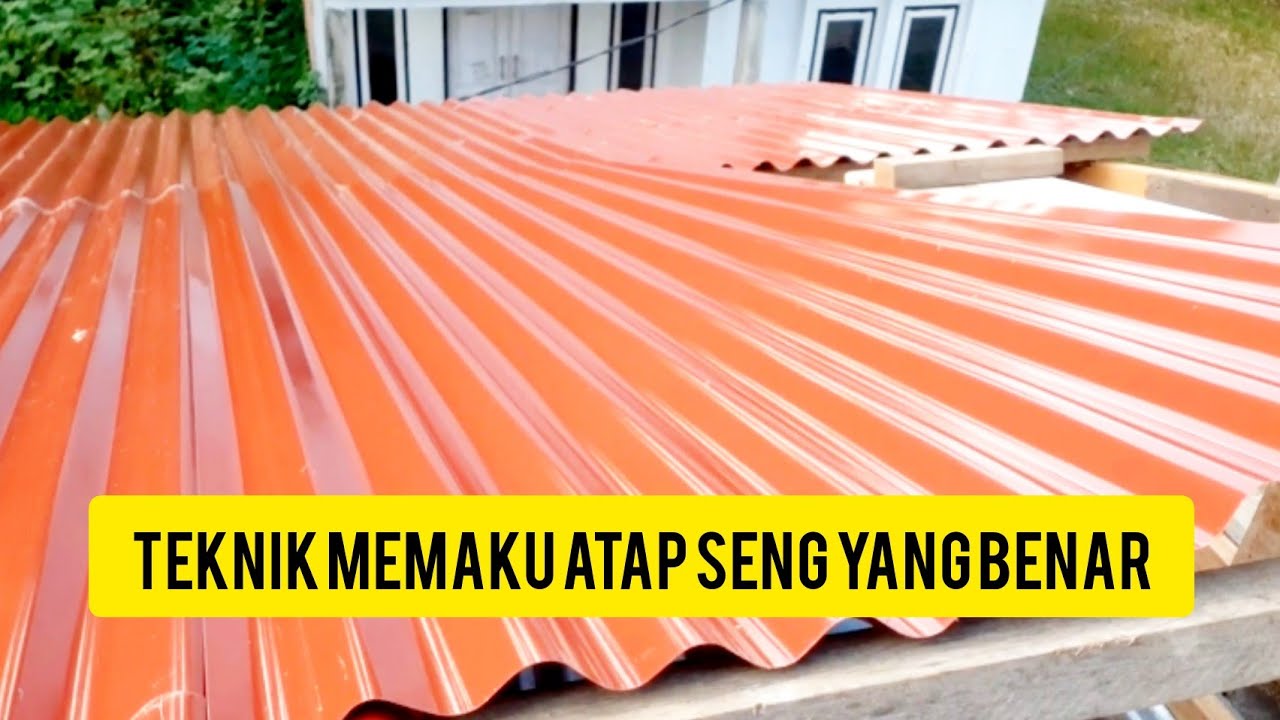 ini rahasia pemasangan atap seng rumah