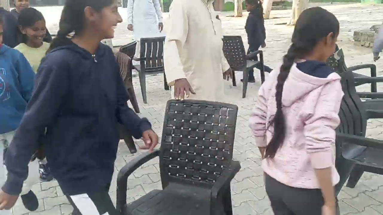 Music chair race girls Anjali/Kafi