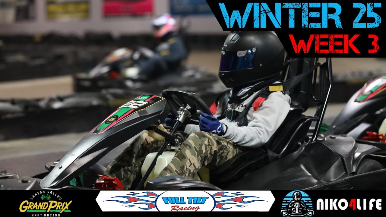 WEEK 3 LIVE STREAM PART 2  | LEHIGH VALLEY GRAND PRIX | WINTER25 | JR KART RACING LEAGUE