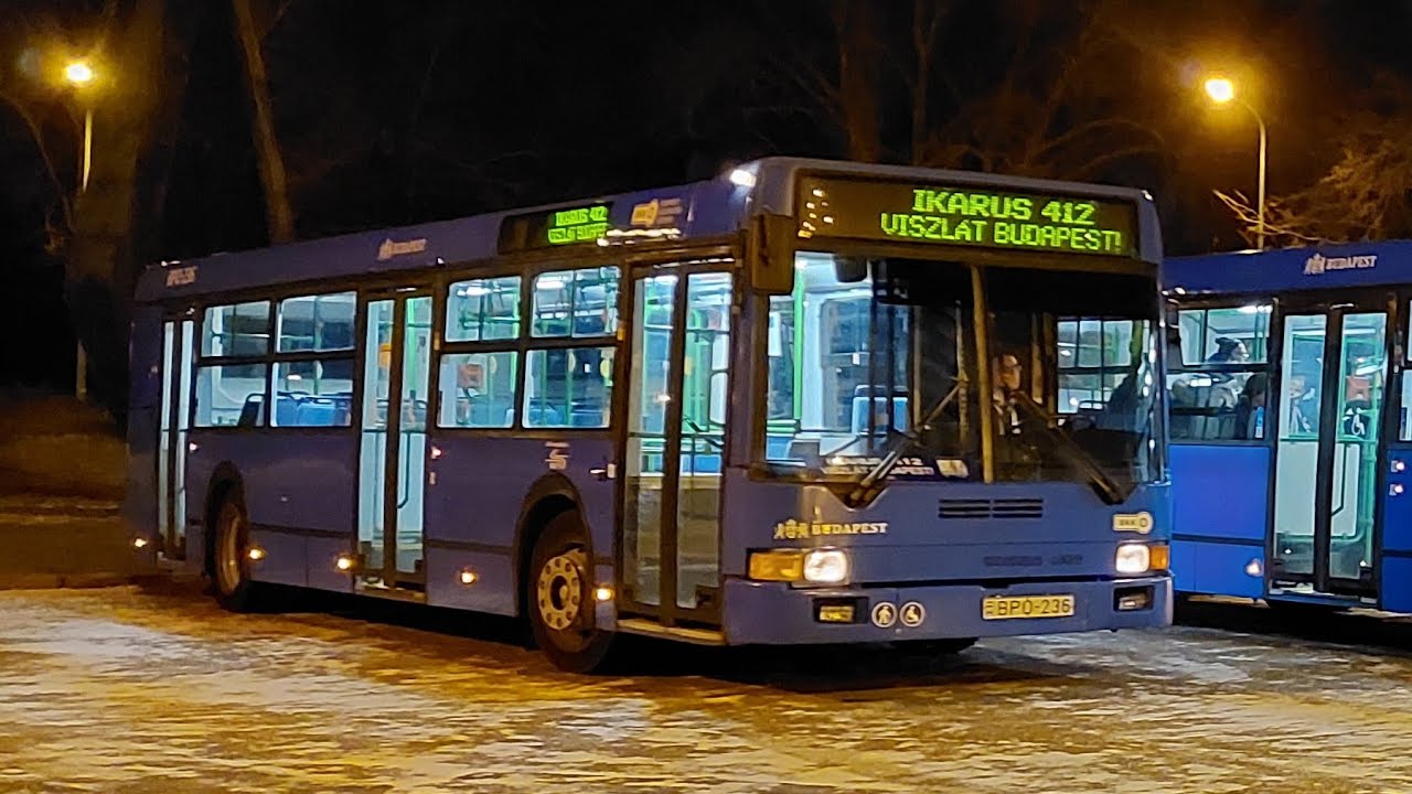 Búcsú az Ikarus 412-től 2.rész | 26-os busz Göncz Árpád vkp. M- Nyugati pu. M | Ikarus 412, BPO-236