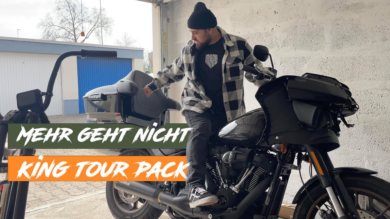 RIESEN KOFFERRAUM für meine Harley Davidson | King Tour Pack von Advanblck